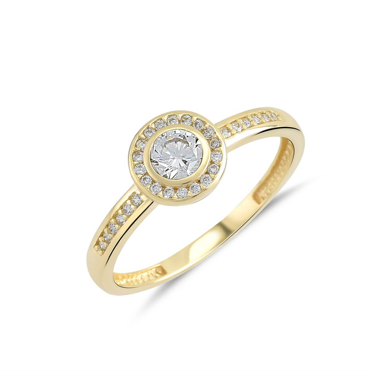 Kenar Taşlı Altın Fantazi Yüzük