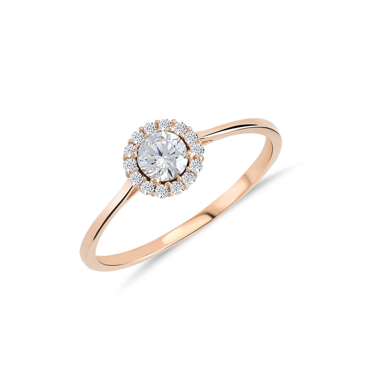 Kenar Taşlı Altın Fantazi Yüzük