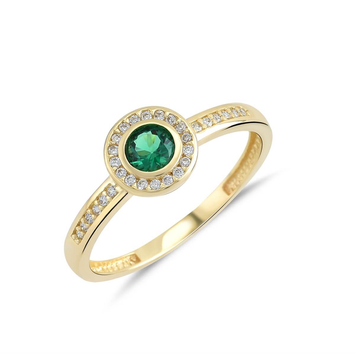 Kenar Taşlı Altın Fantazi Yüzük