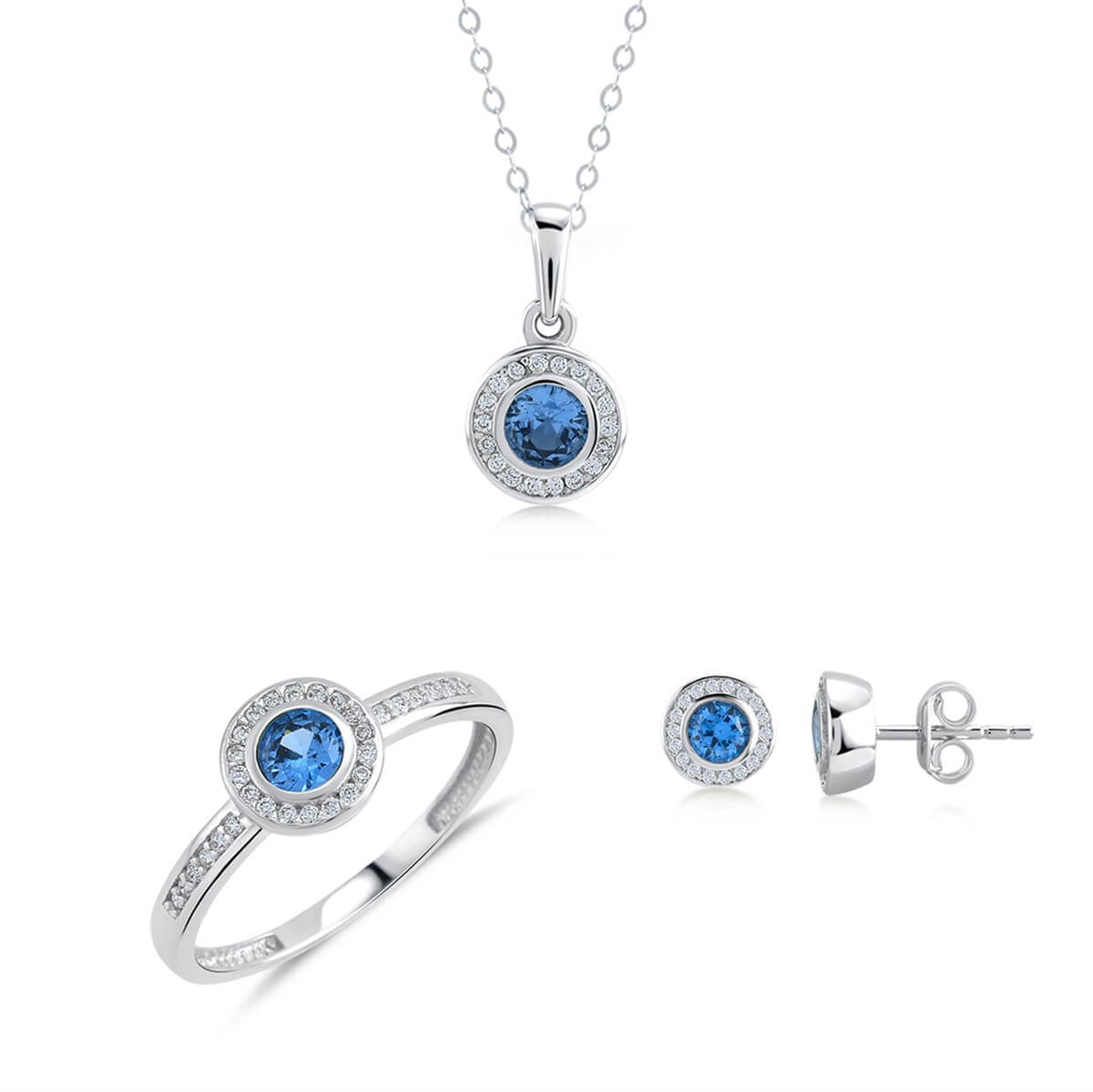 Kenar Taşlı Altın Fantezi Set