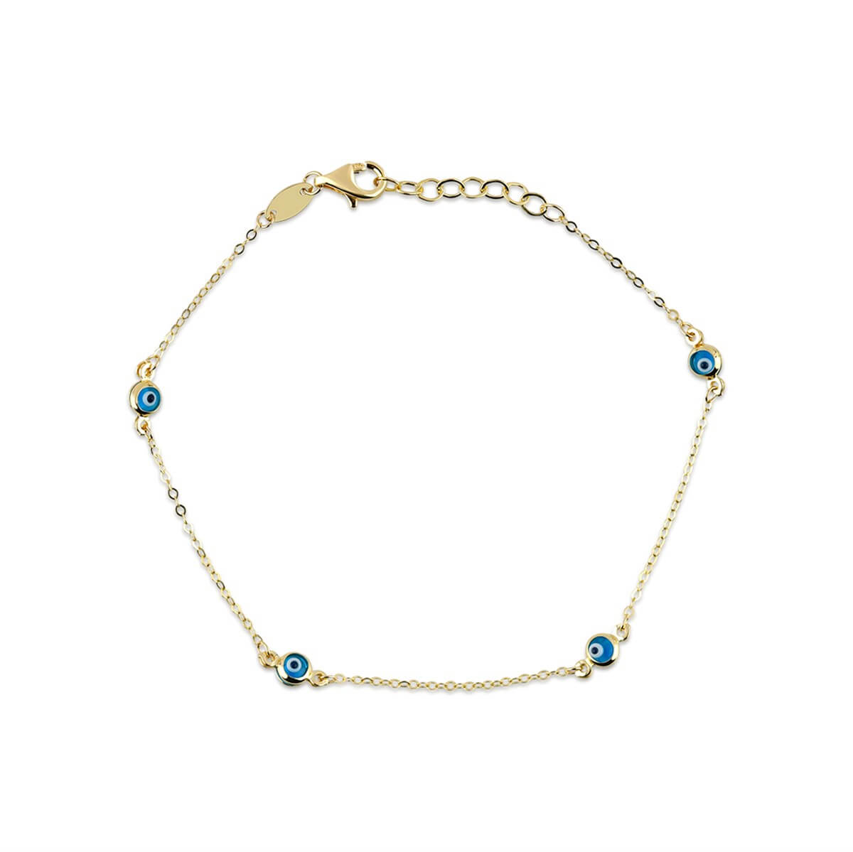 Nazar Boncuklu Altın Bileklik