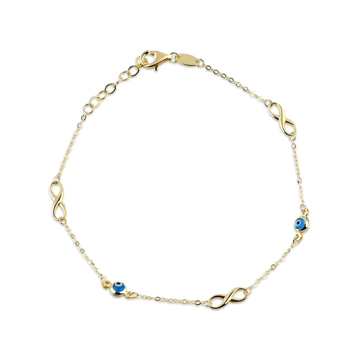 Nazar Boncuklu Altın Bileklik