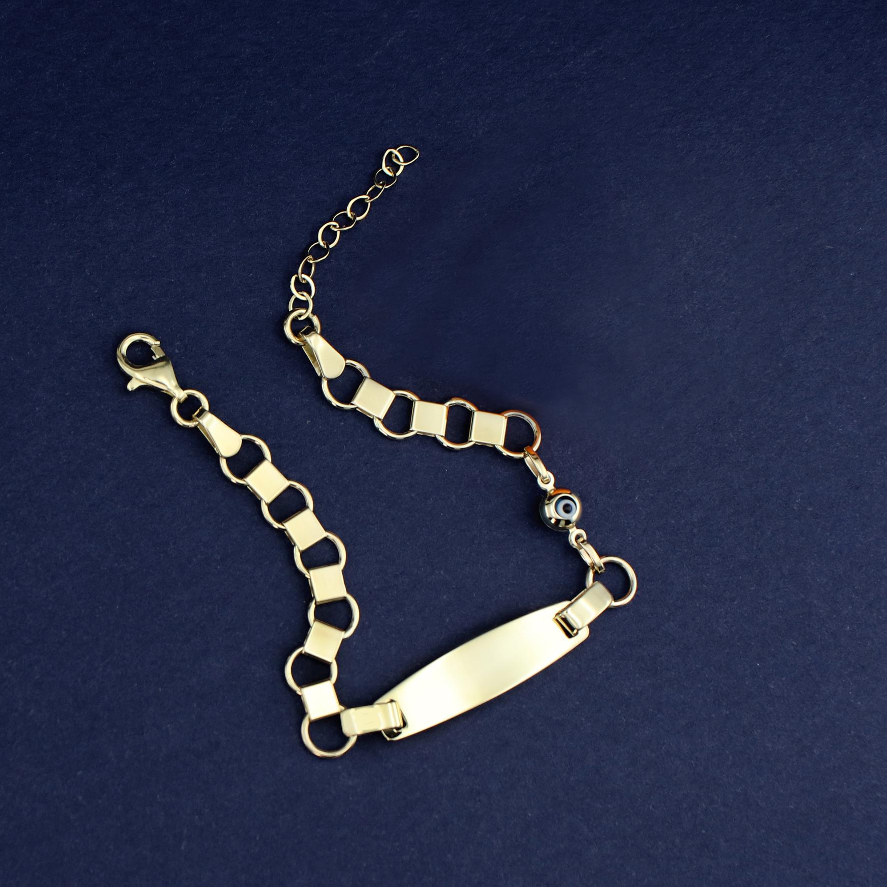 Nazar Boncuklu Bebek Çocuk Künyesi