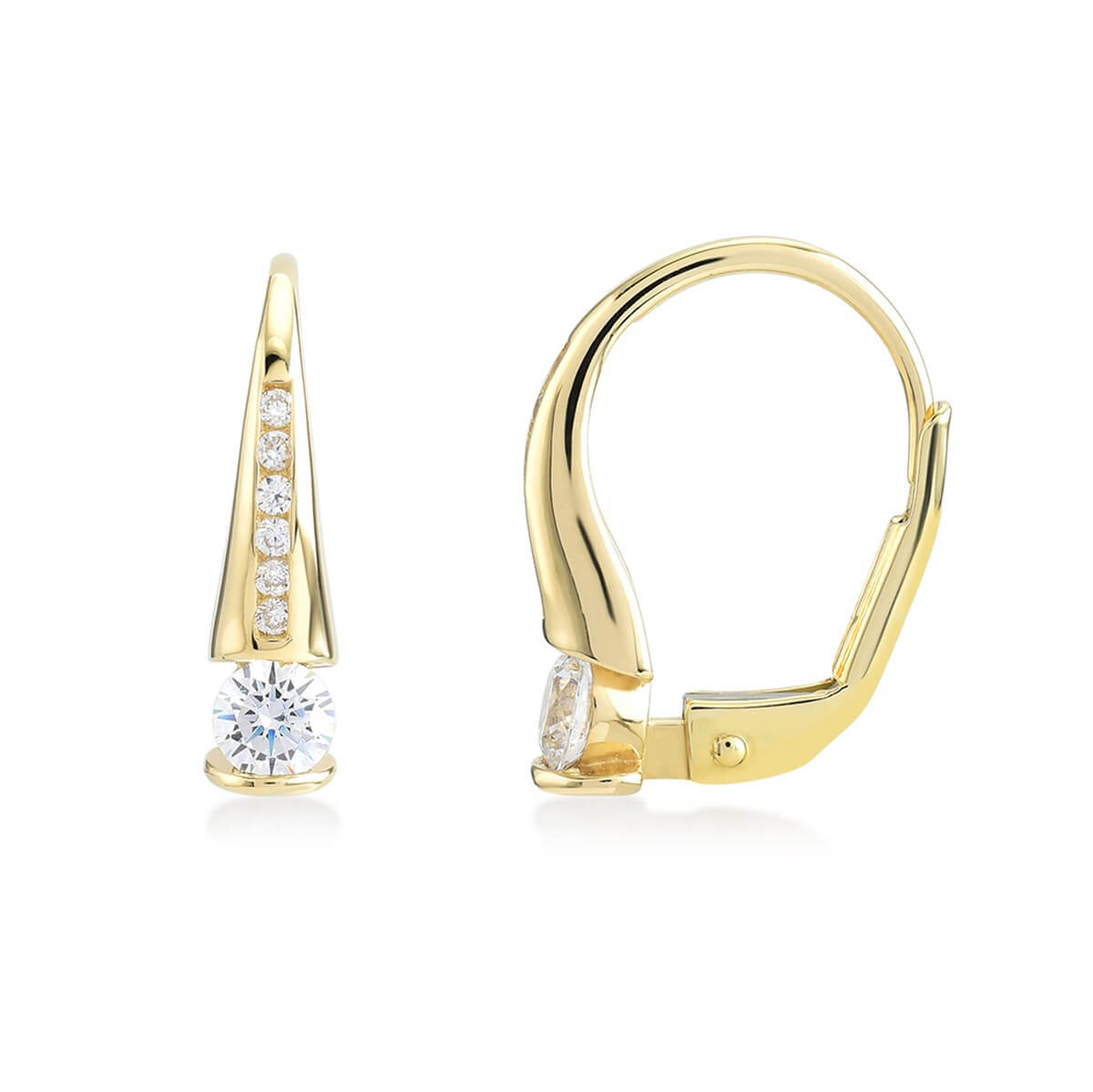 Tektaş Altın Halka Küpe