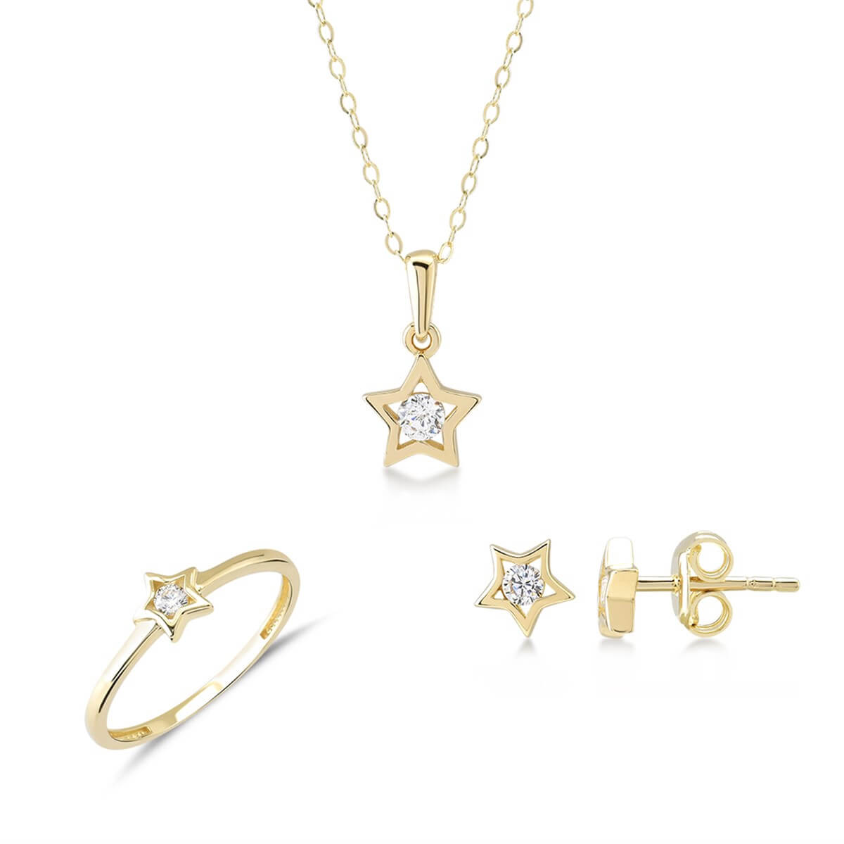 Yıldız Figürlü Altın Set