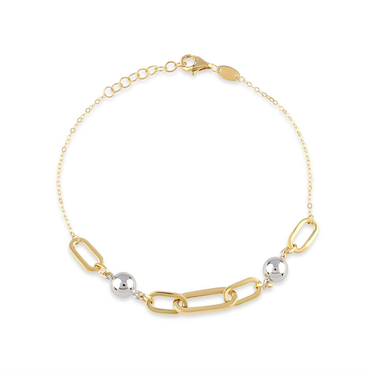 Zincir Fantezi Altın Bileklik