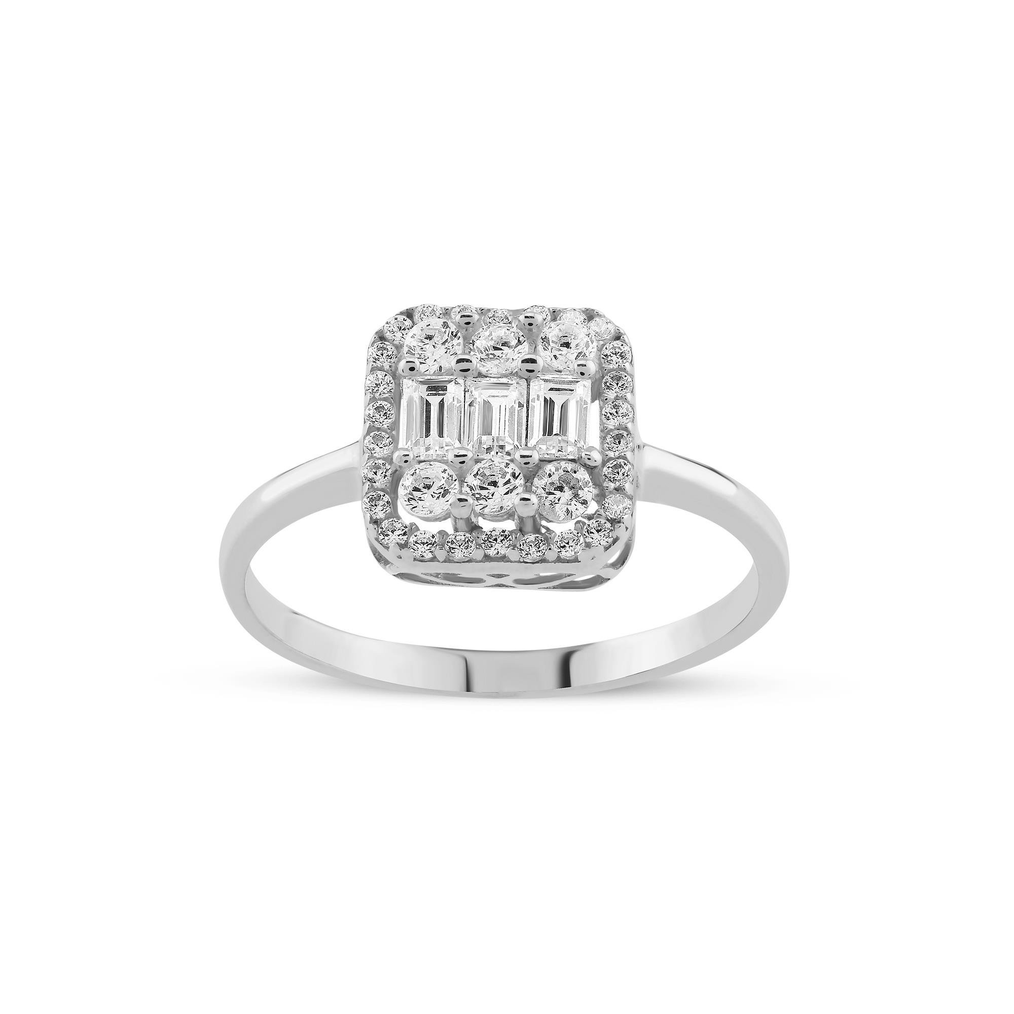 14 Ayar Altın Baget Yüzük