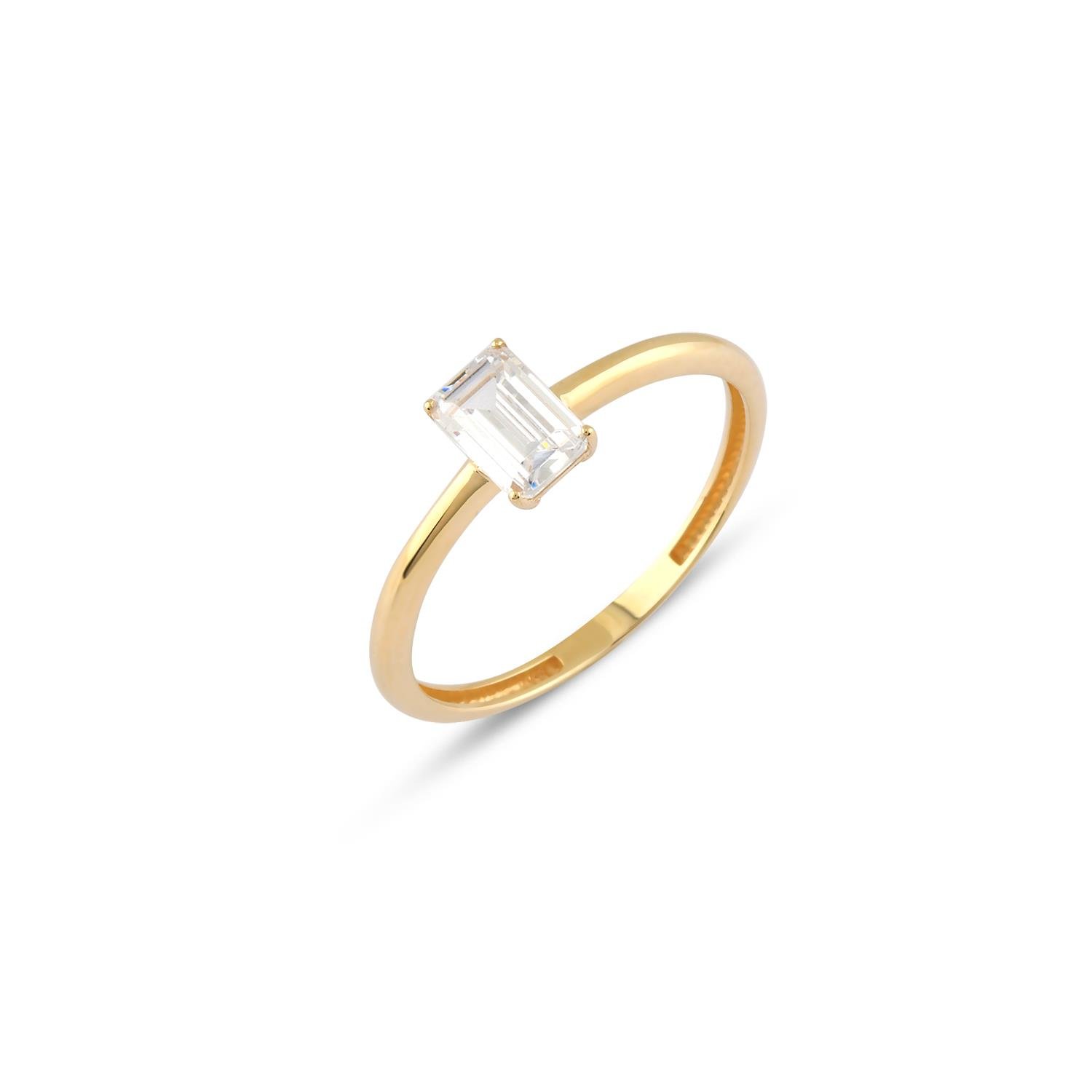 Baget Tektaş Altın Yüzük YZA 128 01 05 00