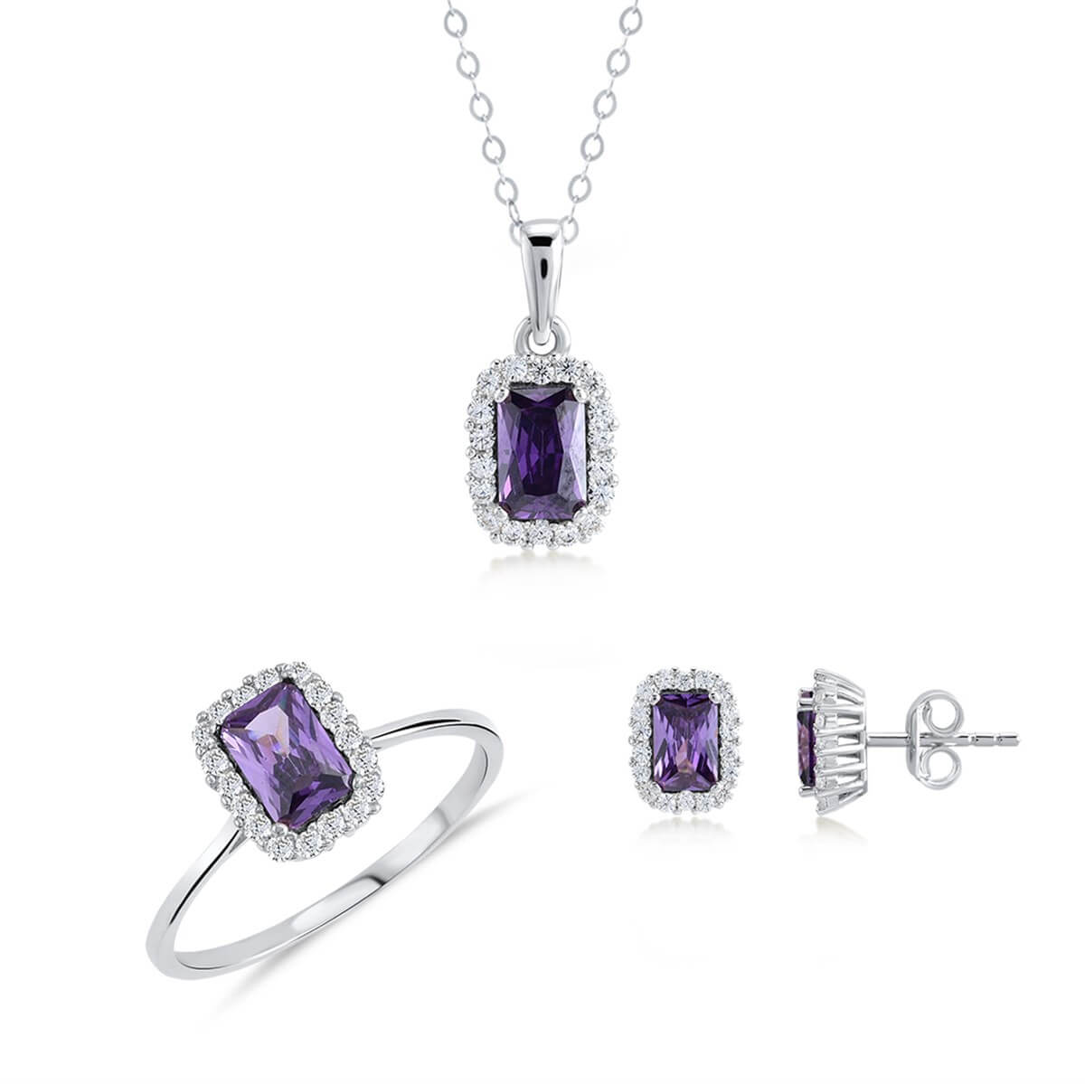 Baget Tektaşlı Altın Fantazi Set MA 104 02 01 00