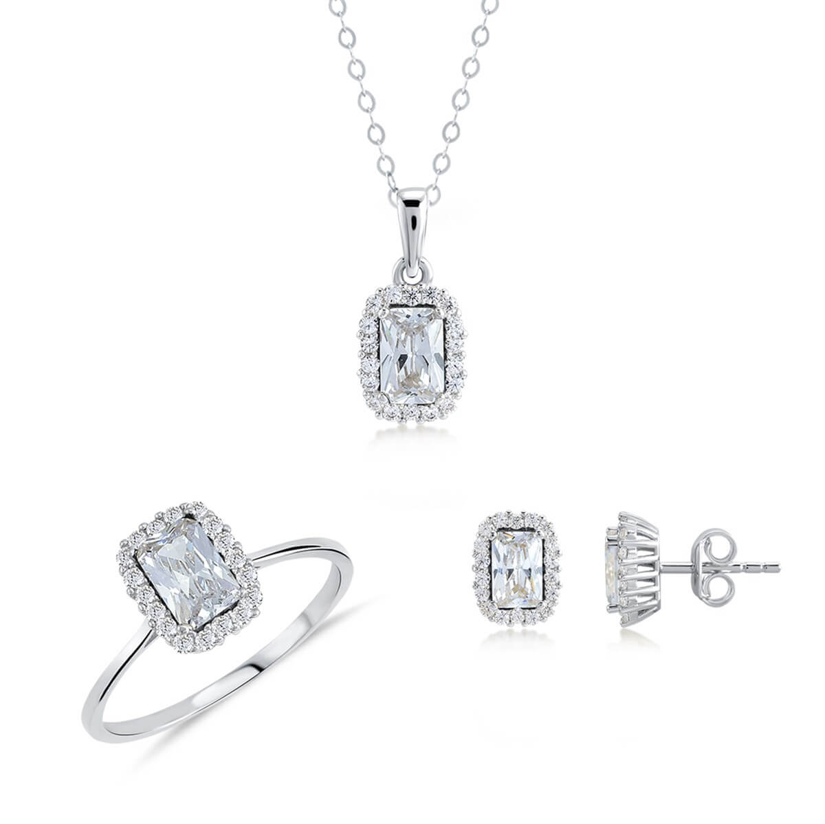 Baget Tektaşlı Altın Fantazi Set MA 104 02 05 00