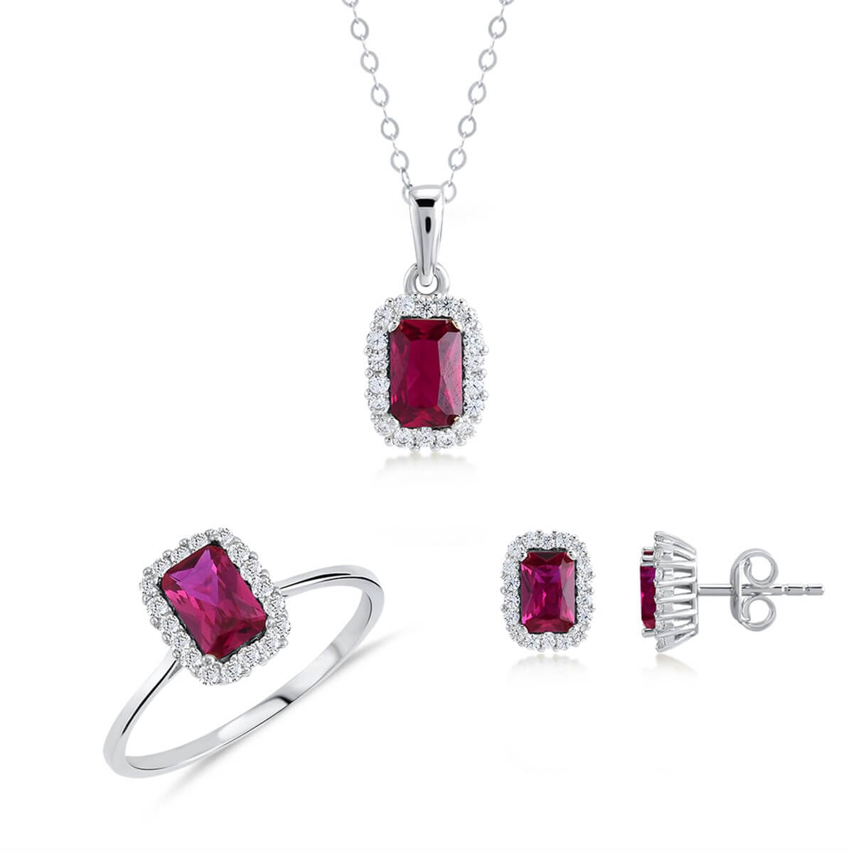 Baget Tektaşlı Altın Fantazi Set MA 104 02 07 00