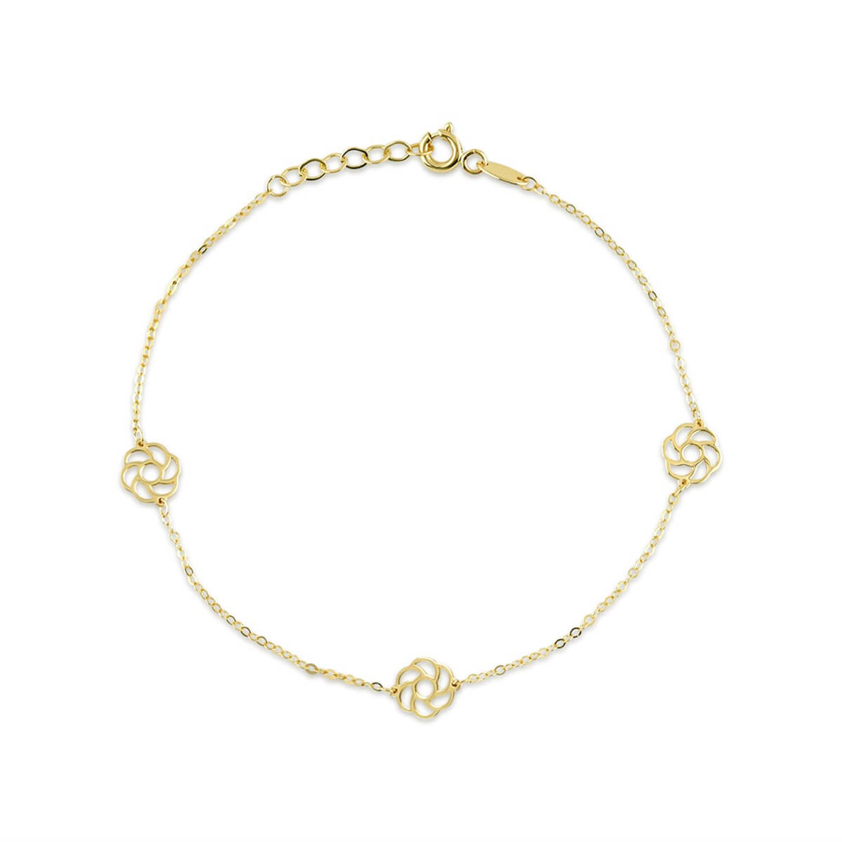 Çiçek Figürlü Altın Bileklik BLA 115 01 00 00