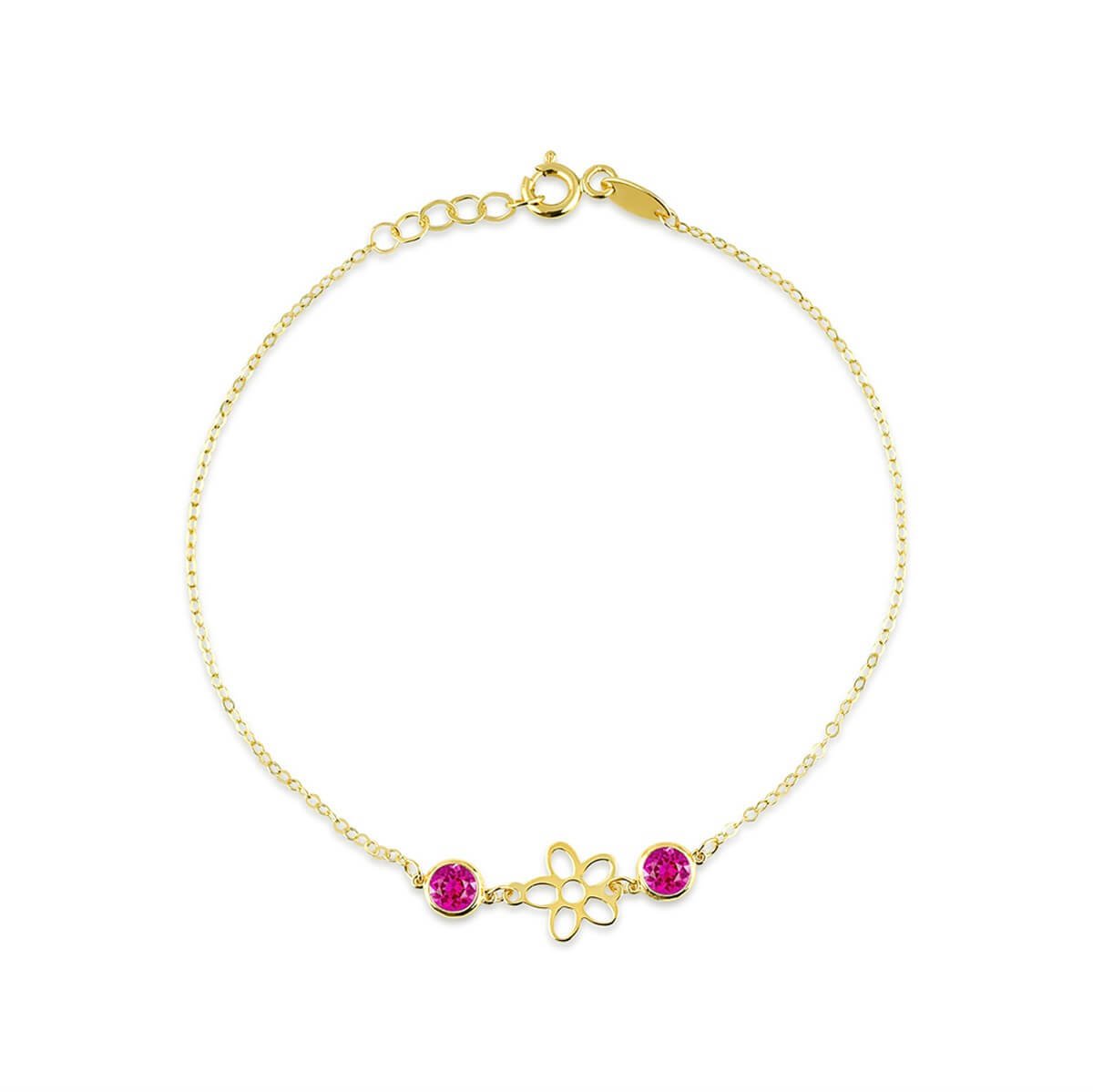 Çiçek Figürlü Altın Bileklik BLTA 113 08 09 00