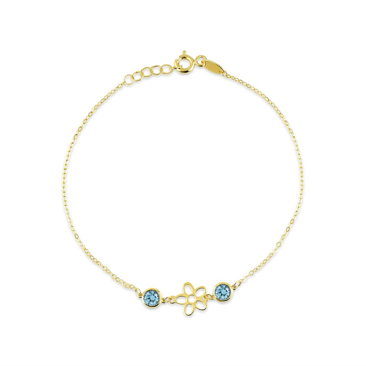 Çiçek Figürlü Altın Bileklik BLTA 113 08 03 00