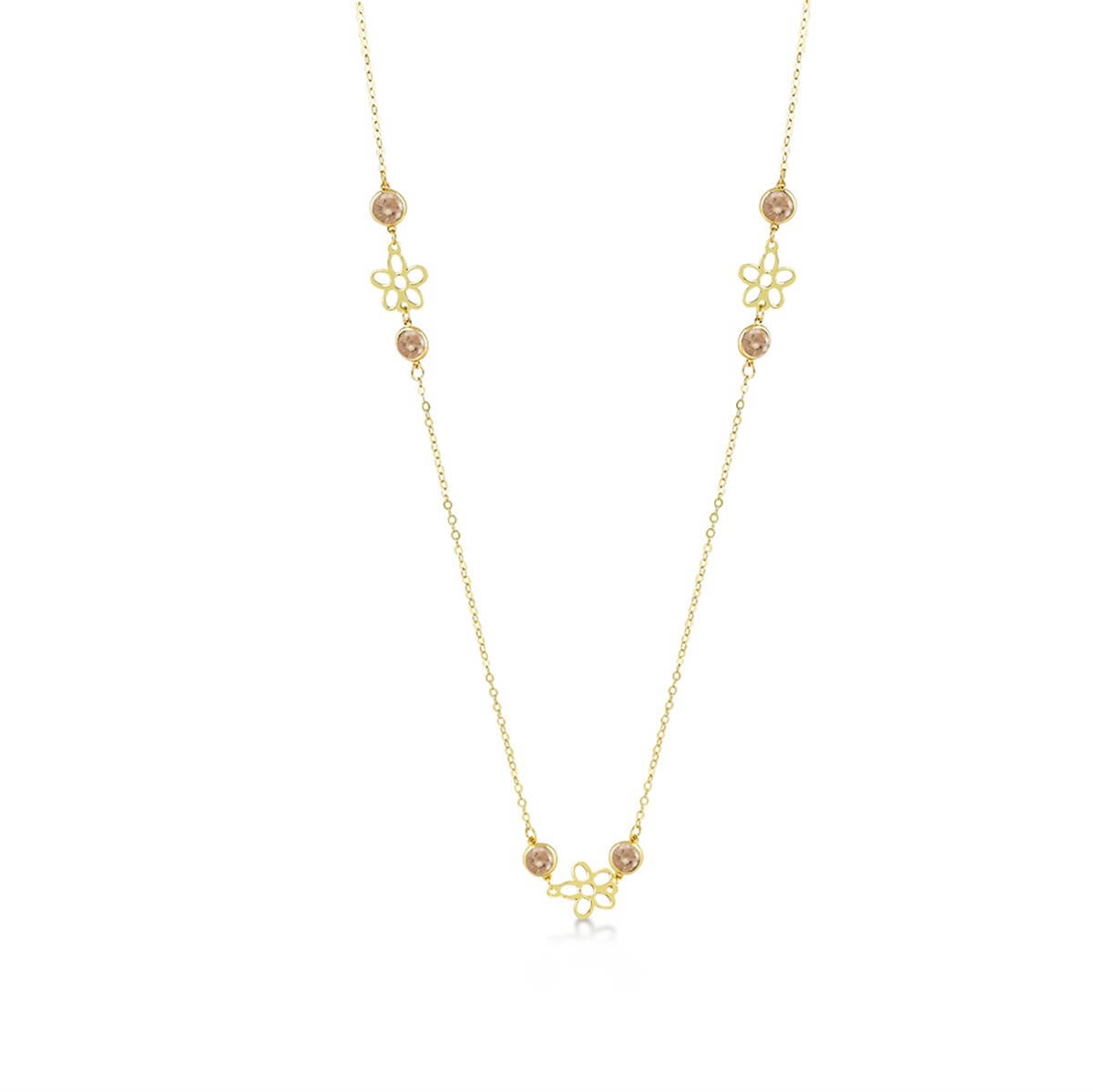 Çiçek Figürlü Altın Kolye KLTA 113 08 15 00