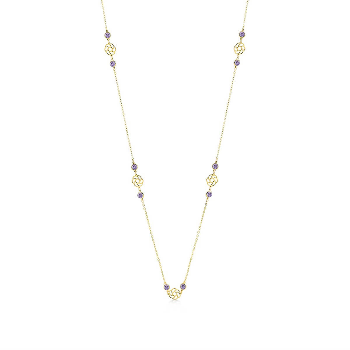 Çiçek Figürlü Altın Kolye KLTA 112 08 01 00