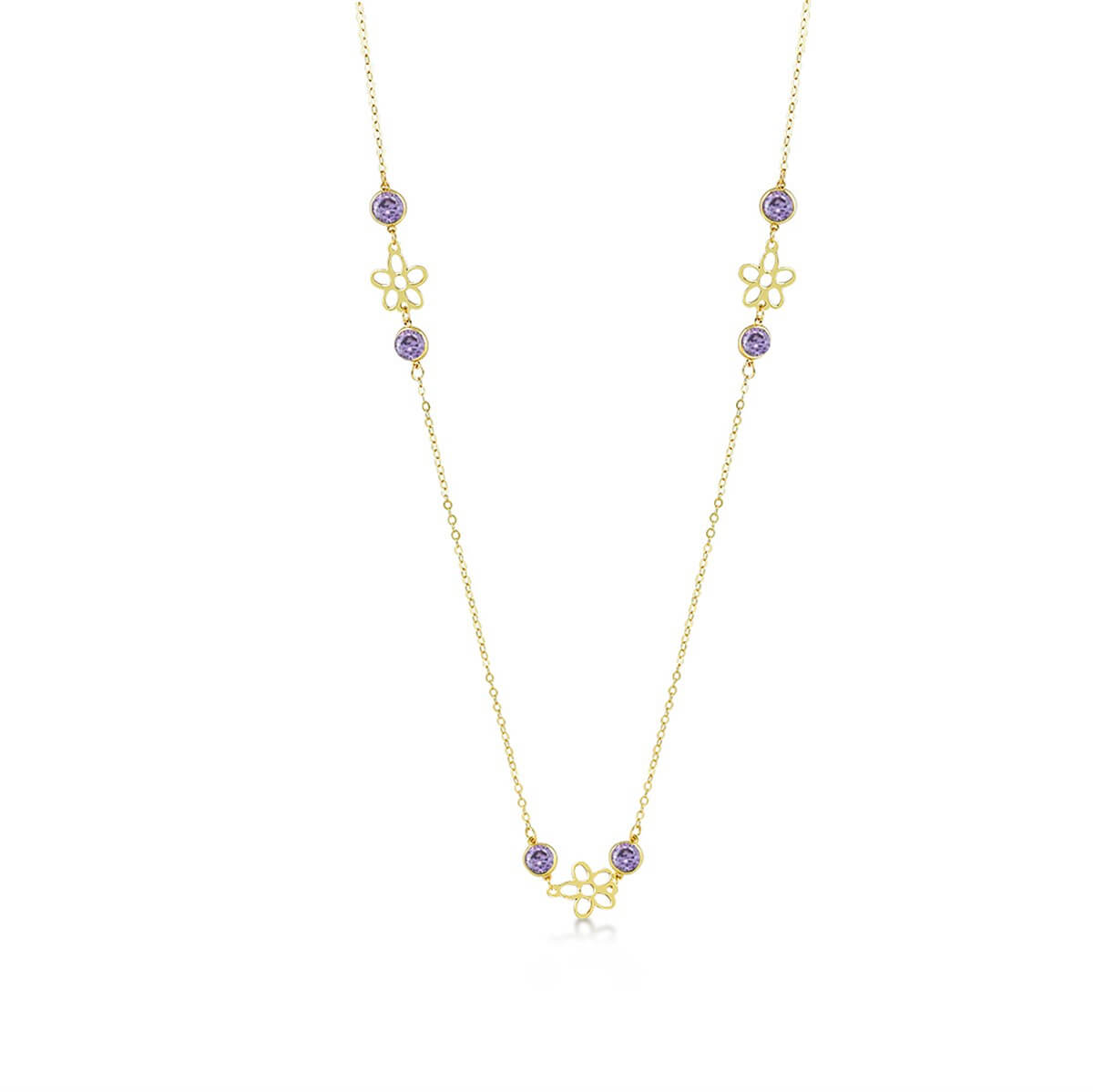 Çiçek Figürlü Altın Kolye KLTA 113 08 02 00