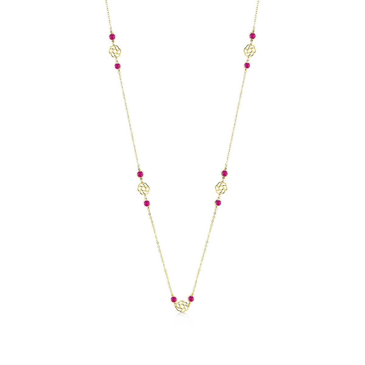 Çiçek Figürlü Altın Kolye KLTA 112 08 09 00