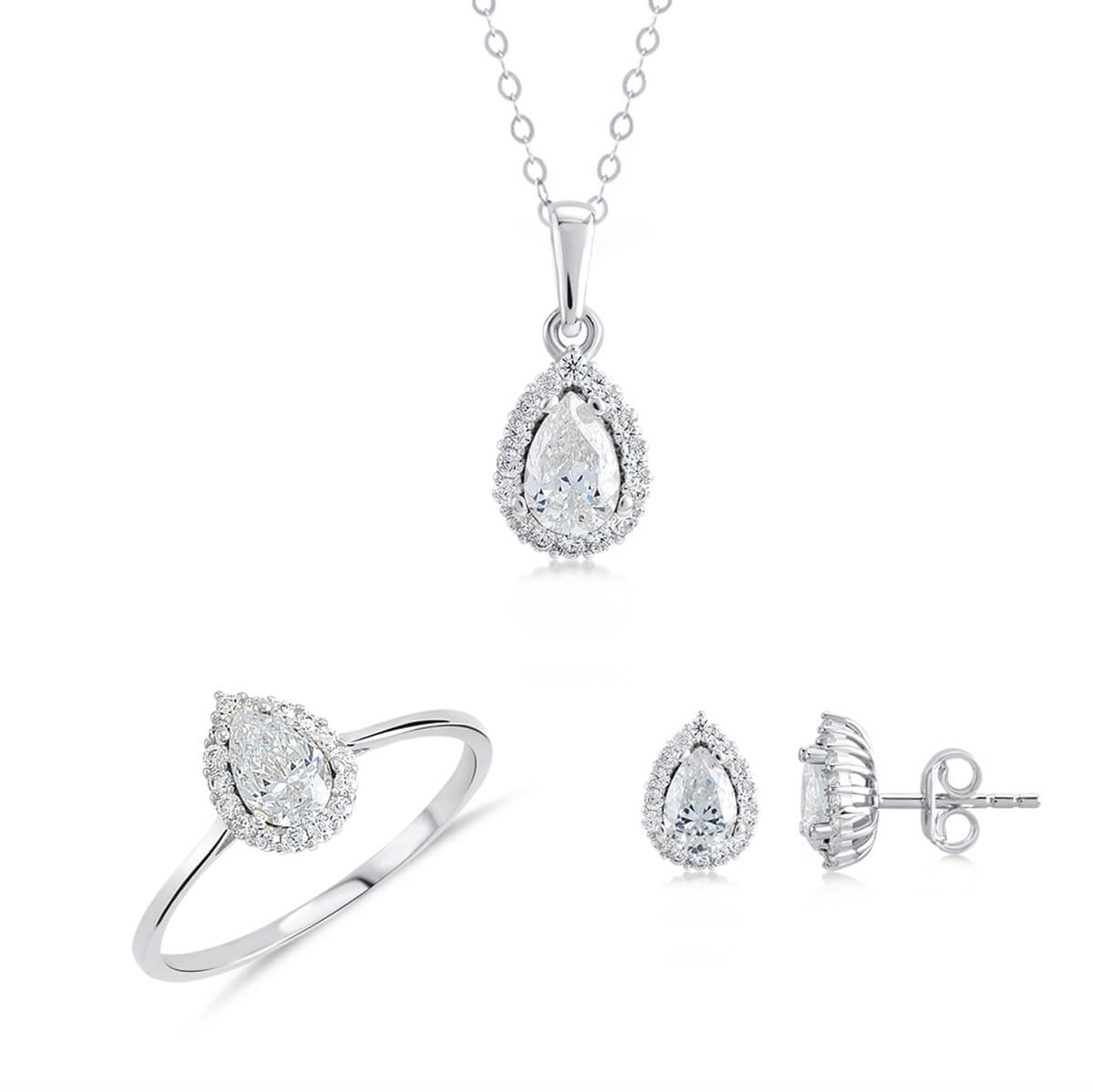 Damla Taşlı Altın Fantazi Set MA 102 02 05 00