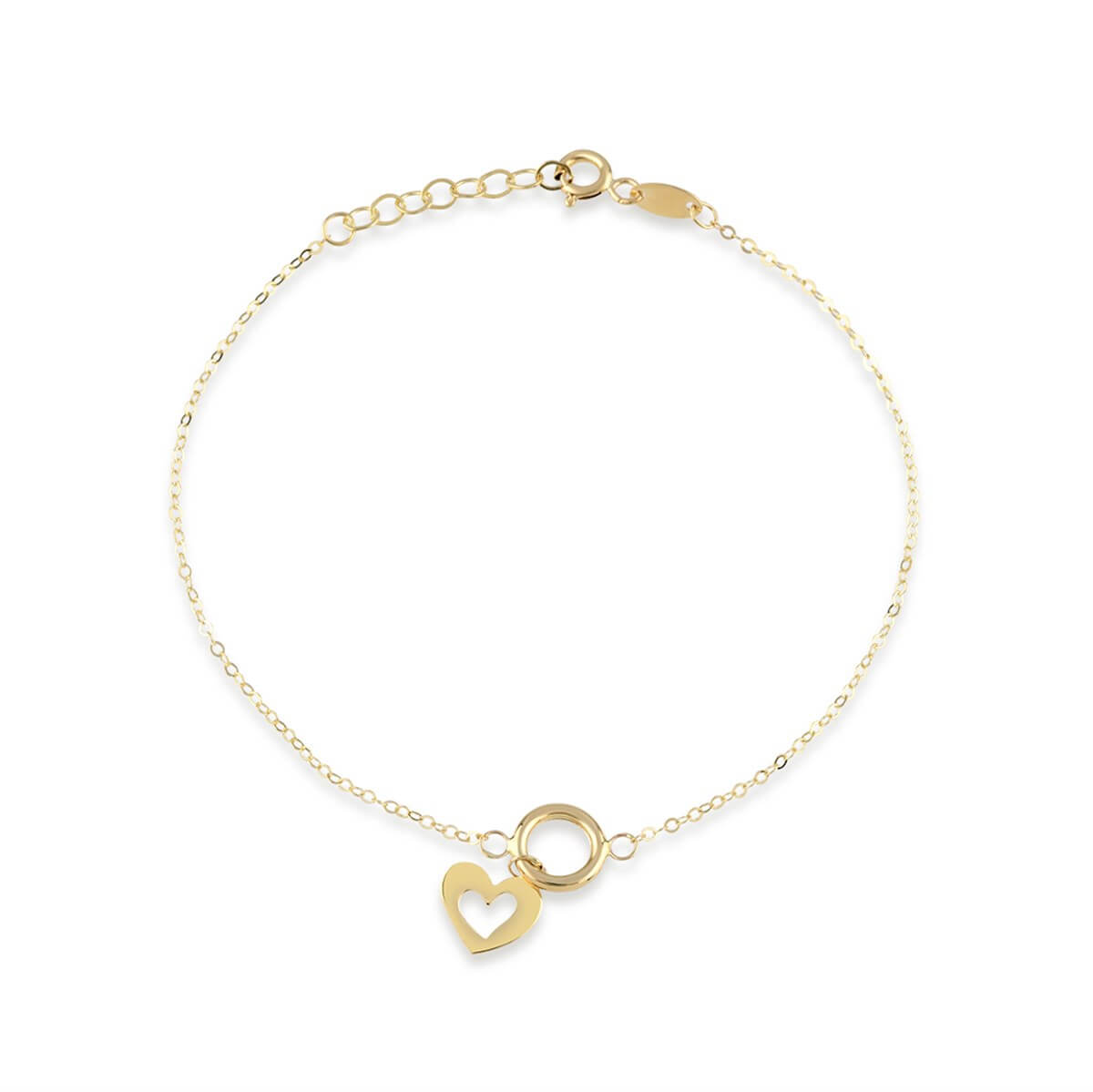 Kalp Figürlü Altın Bileklik BLA 104 01 00 00