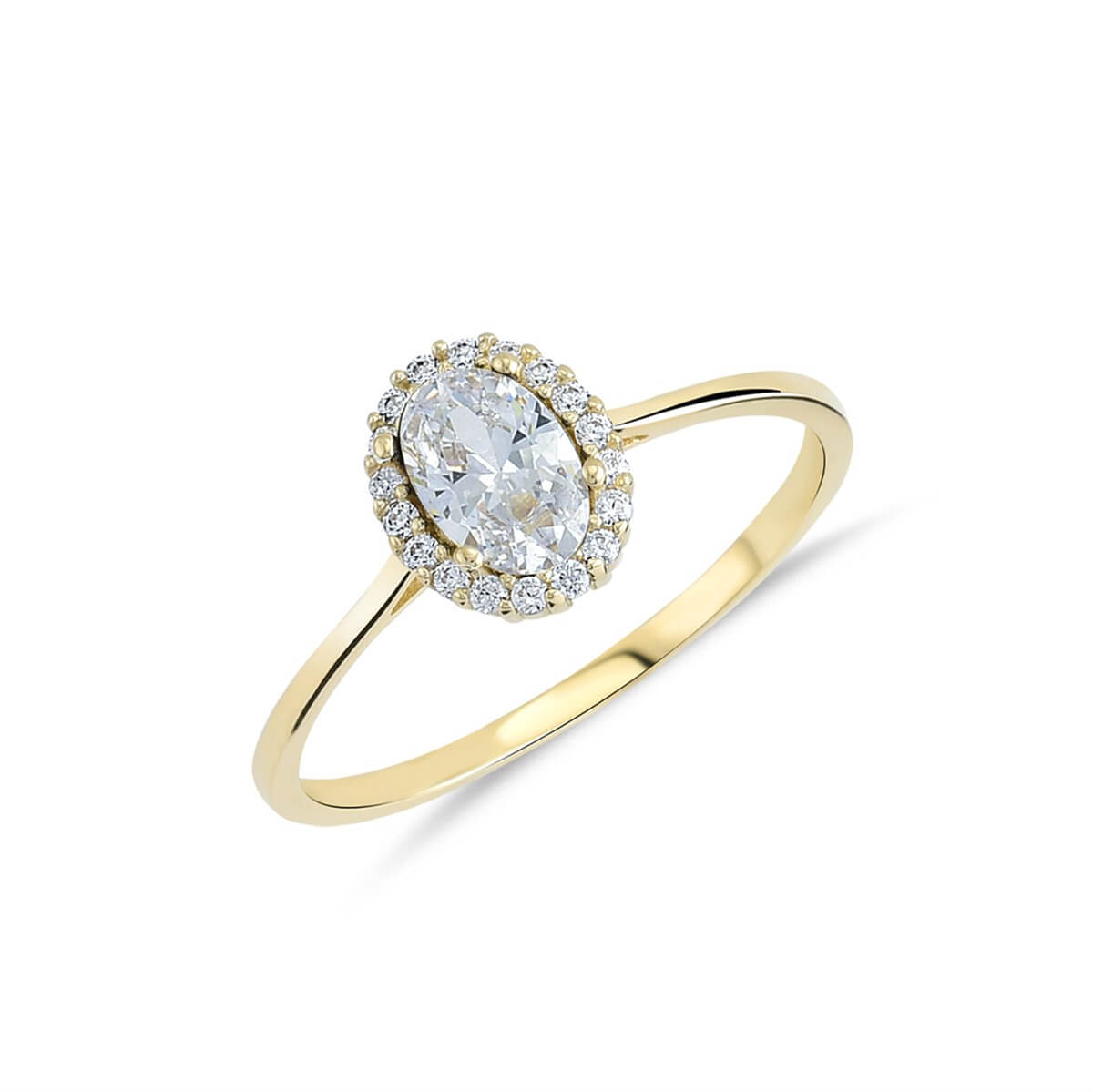 Kenar Taşlı Altın Fantazi Yüzük YZMA 105 01 05 00