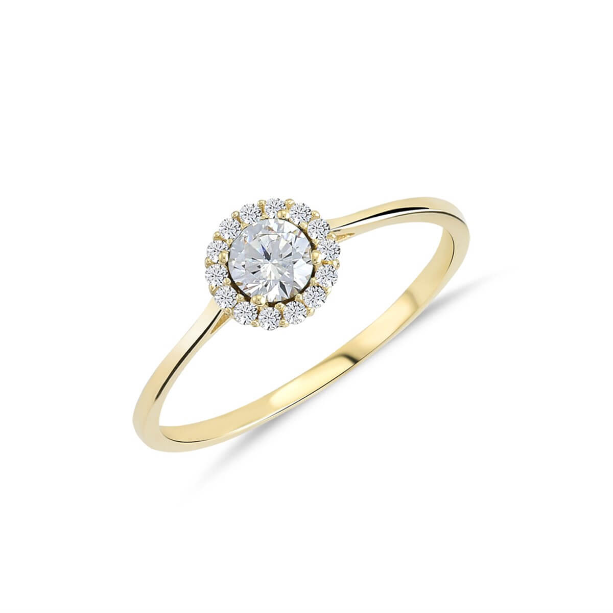 Kenar Taşlı Altın Fantazi Yüzük YZMA 103 01 05 00