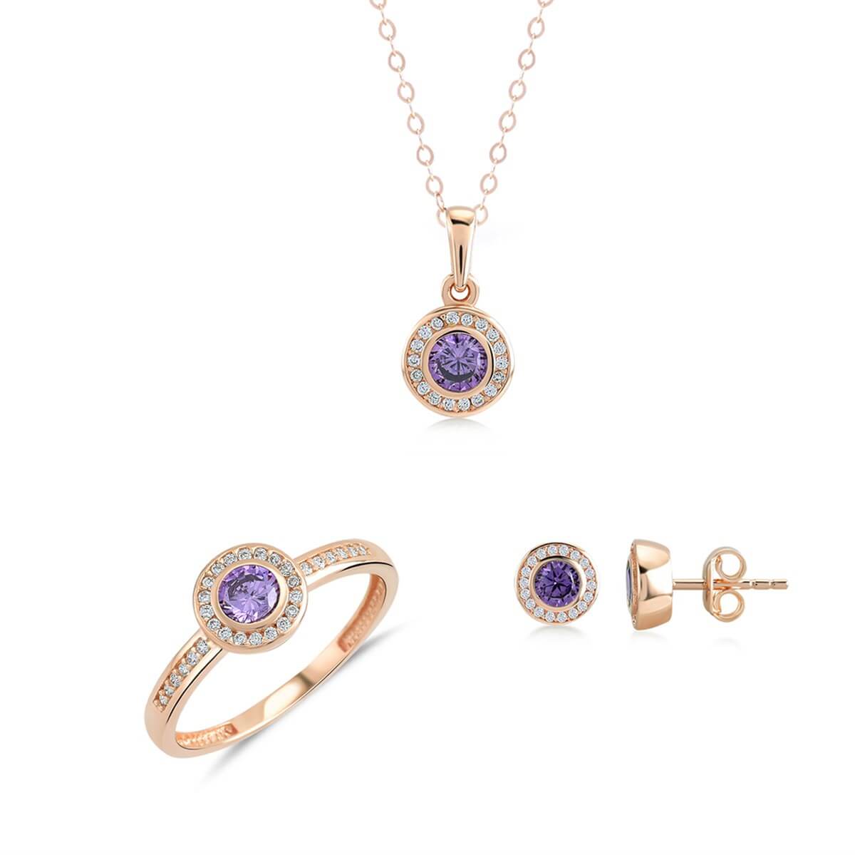 Kenar Taşlı Altın Fantazi Set MA 101 03 01 00