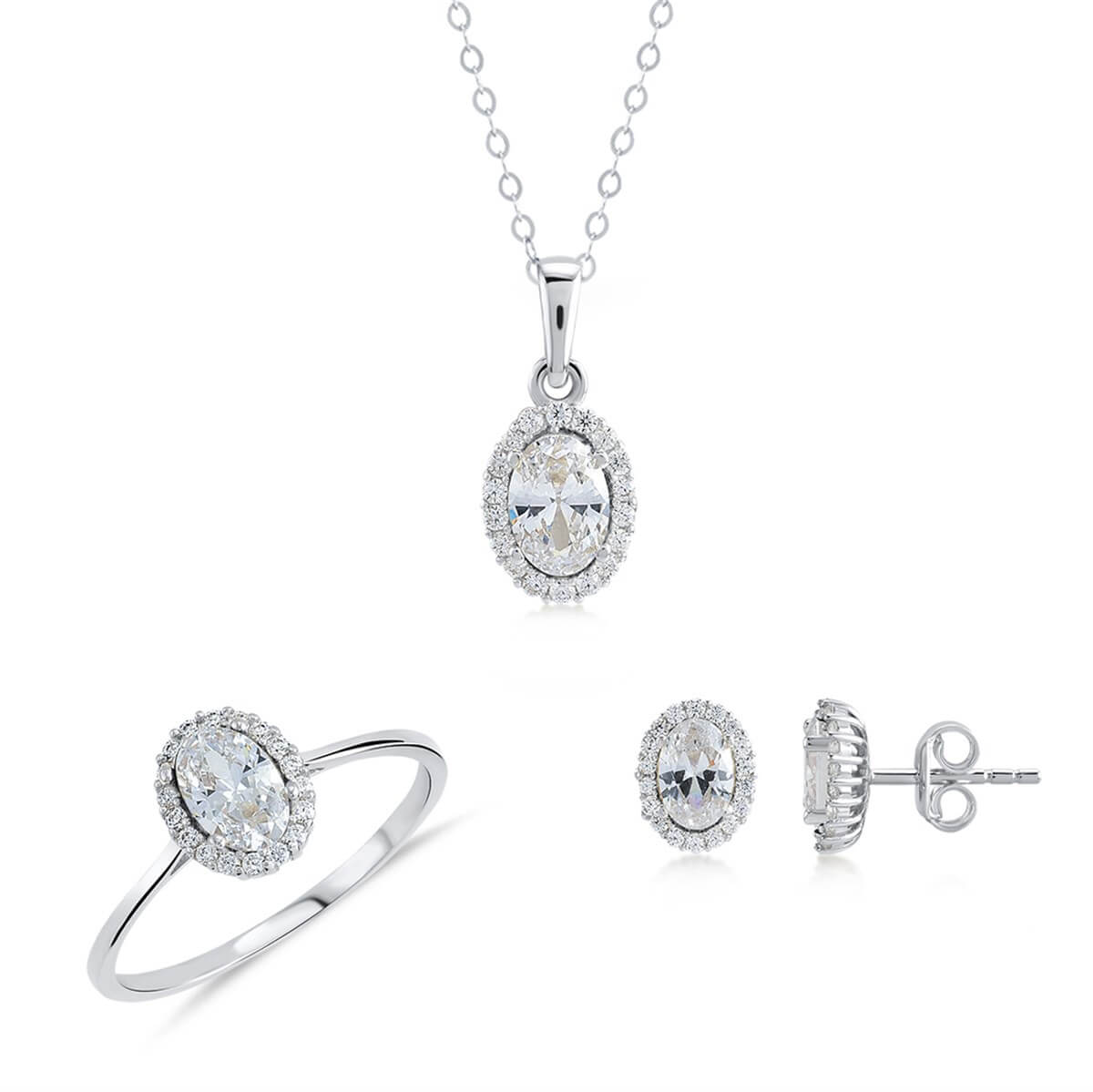 Kenar Taşlı Altın Fantazi Set MA 105 02 05 00