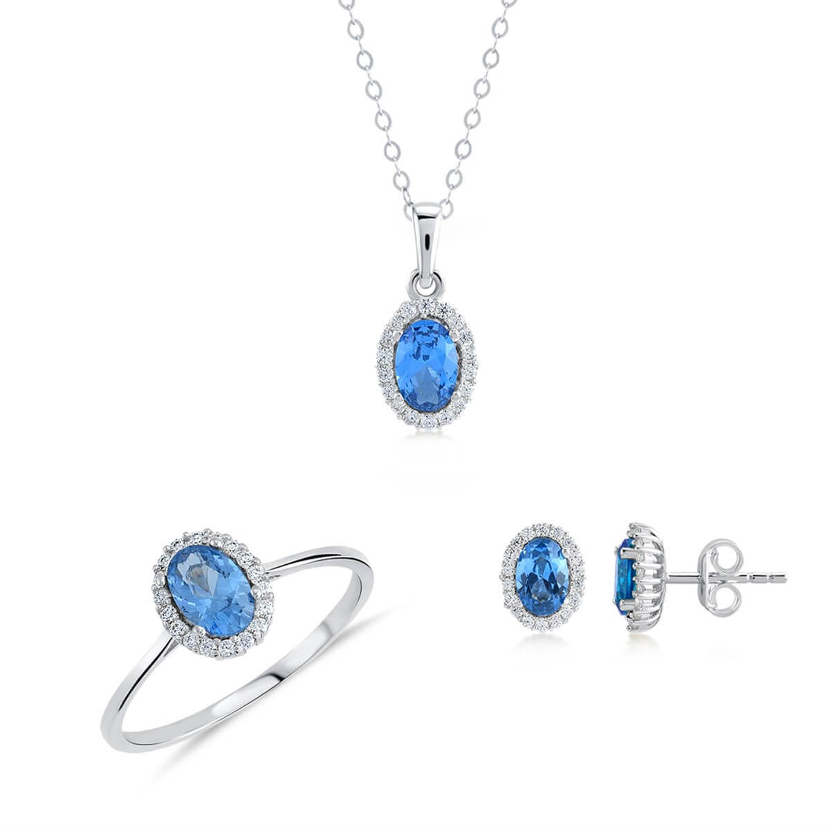 Kenar Taşlı Altın Fantazi Set MA 105 02 09 00