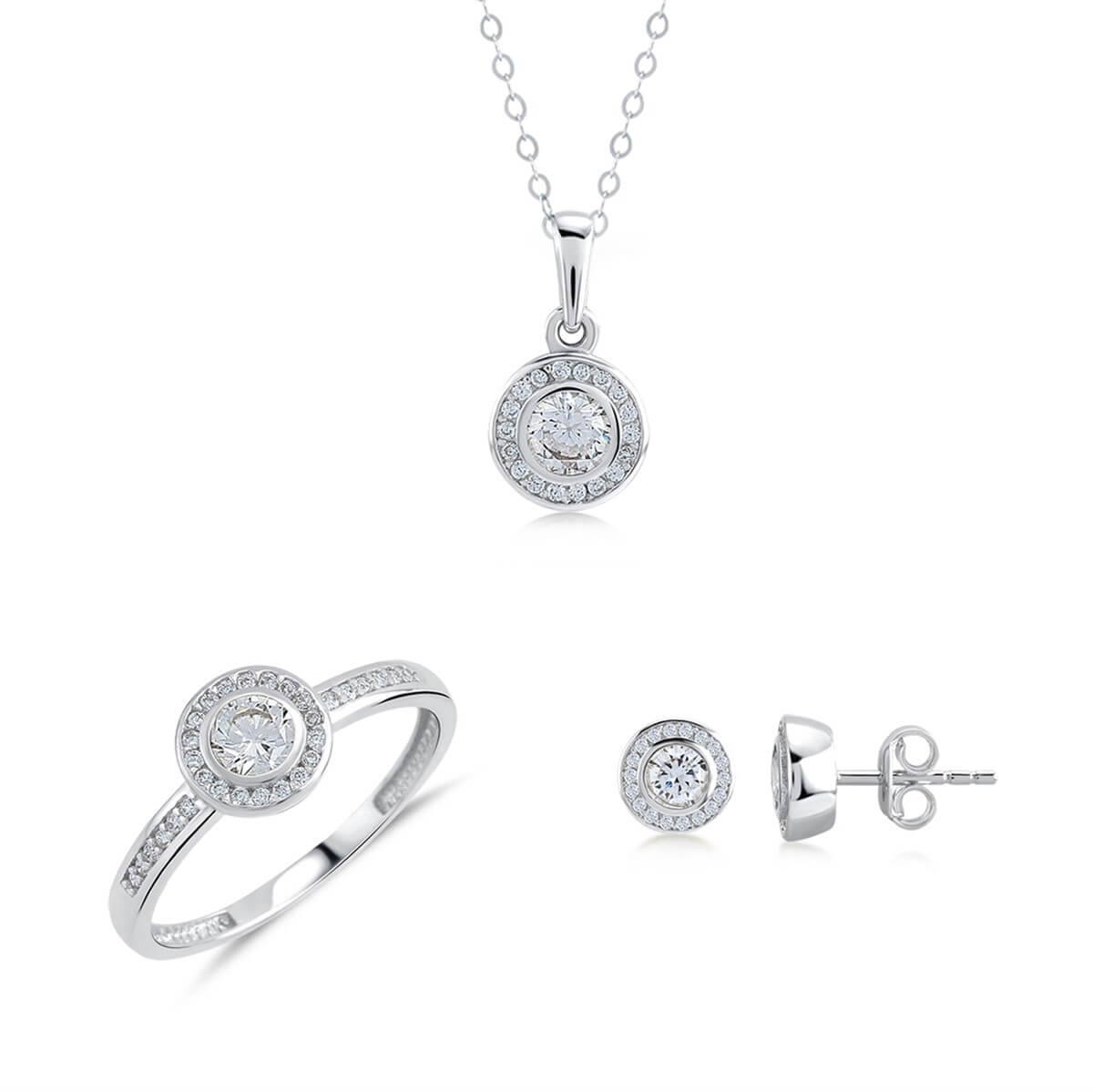 Kenar Taşlı Altın Fantazi Set MA 101 02 05 00