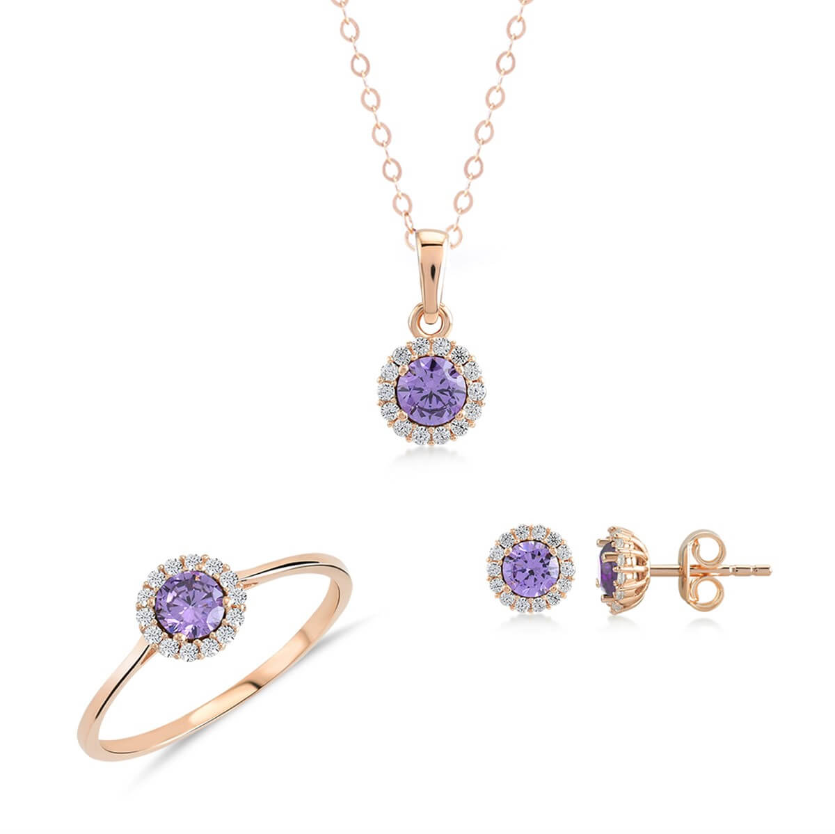 Kenar Taşlı Altın Fantazi Set MA 103 03 01 00