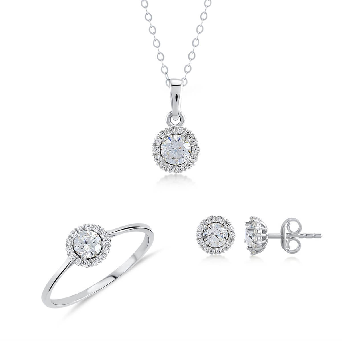 Kenar Taşlı Altın Fantazi Set MA 103 02 05 00