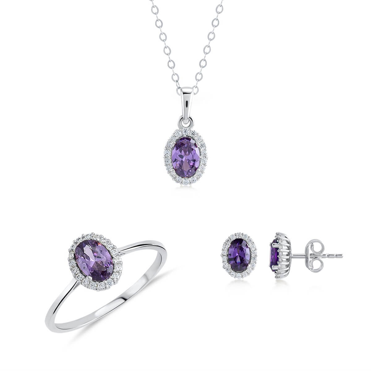 Kenar Taşlı Altın Fantazi Set MA 105 02 01 00