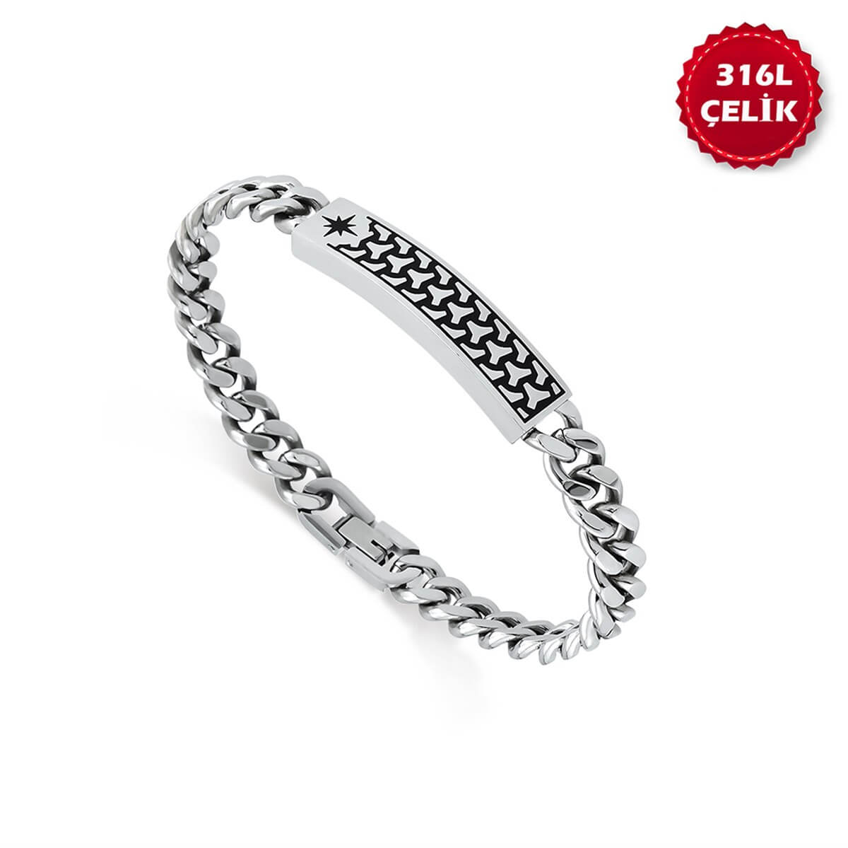 Modern Tasarım Erkek Çelik Bileklik BLC 126 18 00 00