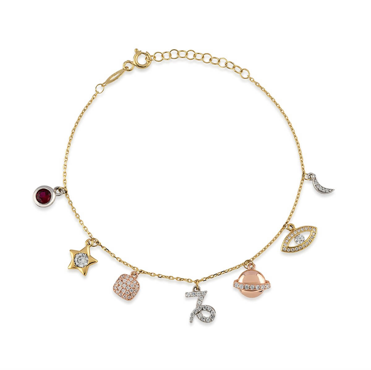 Oğlak Burcu Gümüş Bileklik