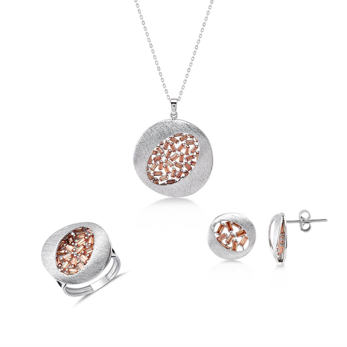 Tasarım Gümüş Fantezi Set