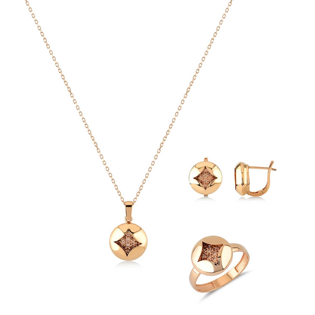 Tasarım Gümüş Fantezi Set
