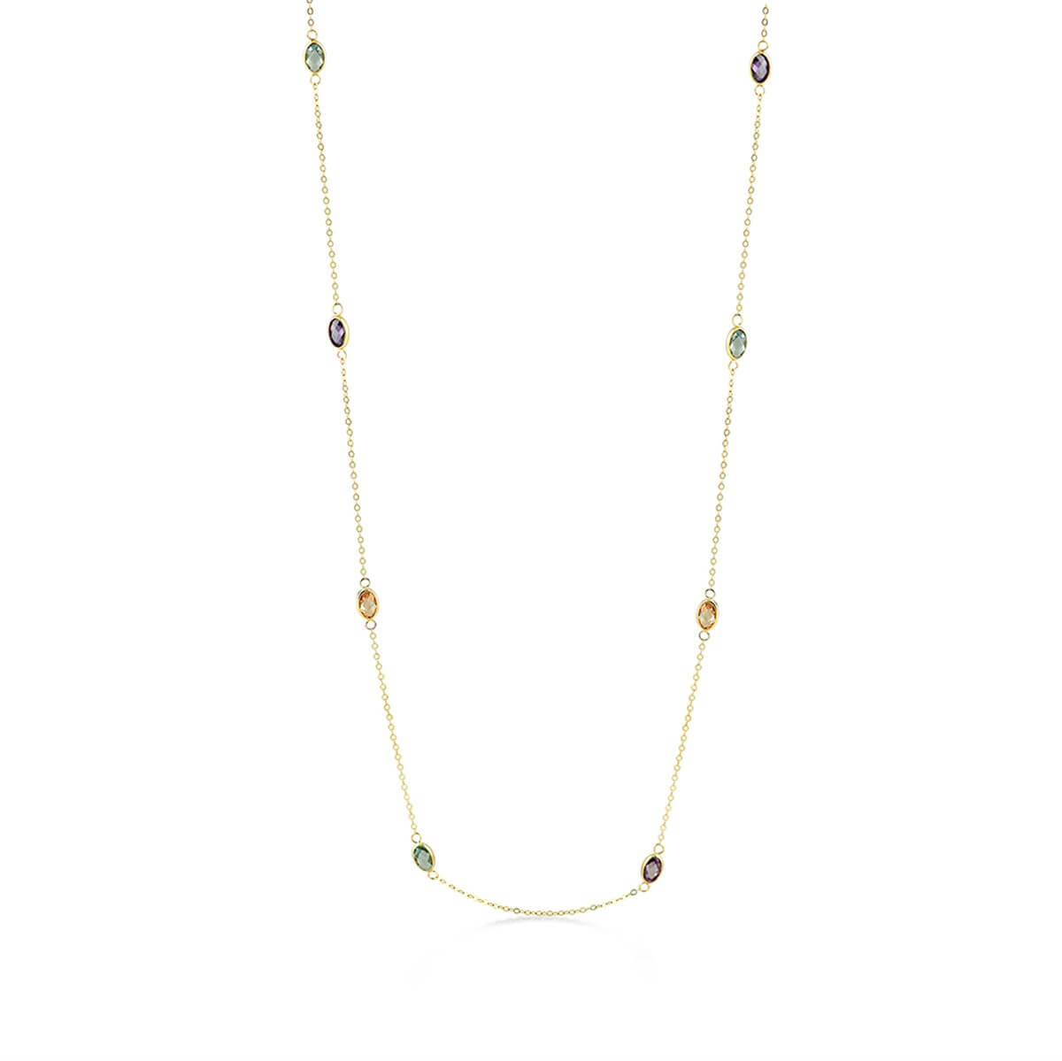 Taşlı Altın Altın Fantazi Kolye KLTA 110 08 14 00