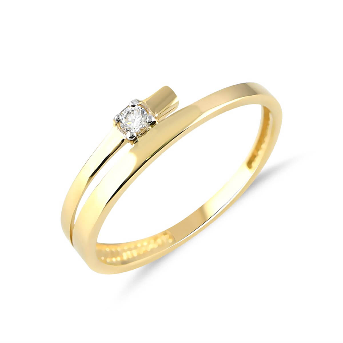 Taşlı Altın Yüzük YZA 117 01 05 00