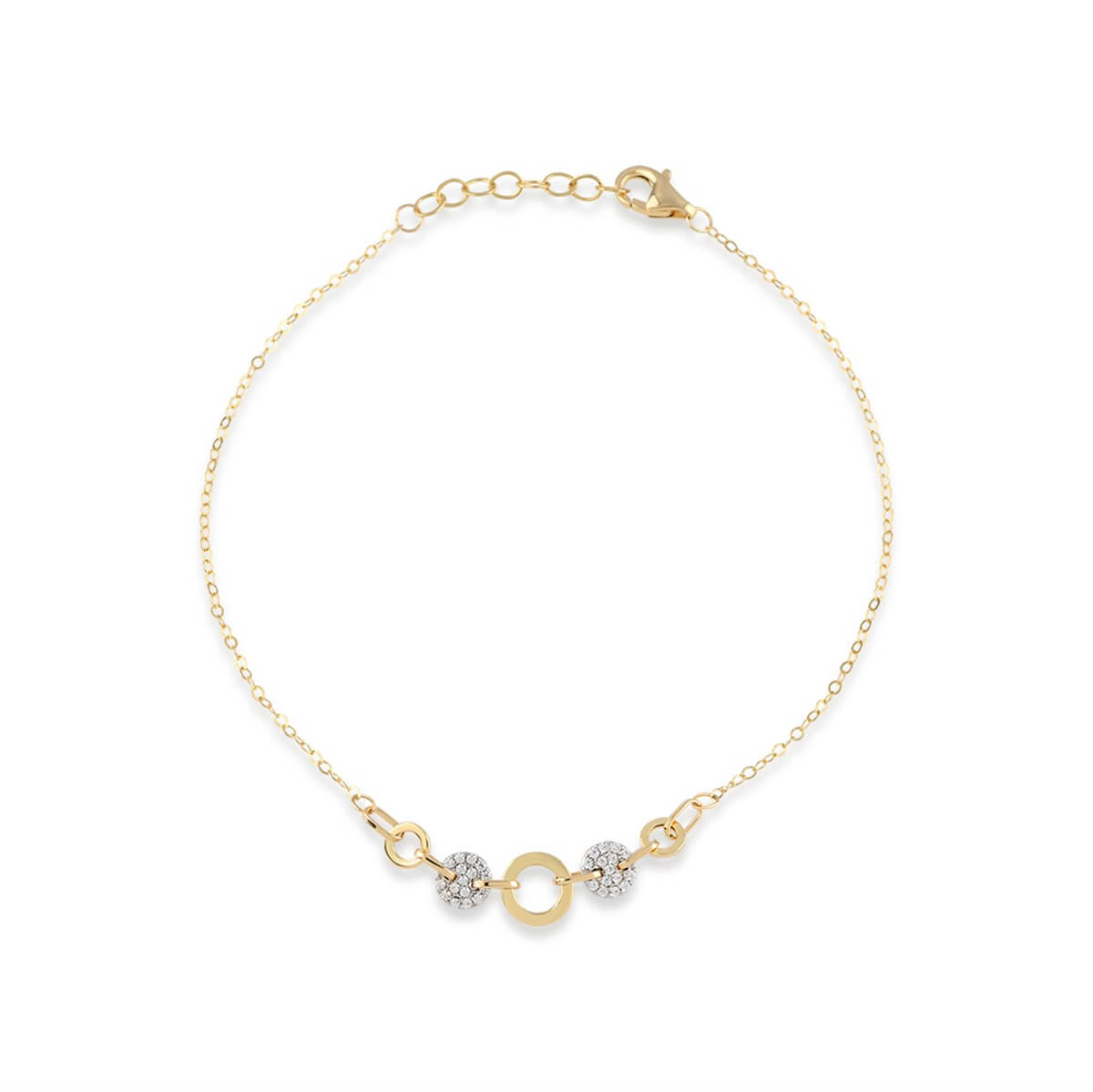 Taşlı Fantazi Altın Bileklik BLA 108 01 05 00