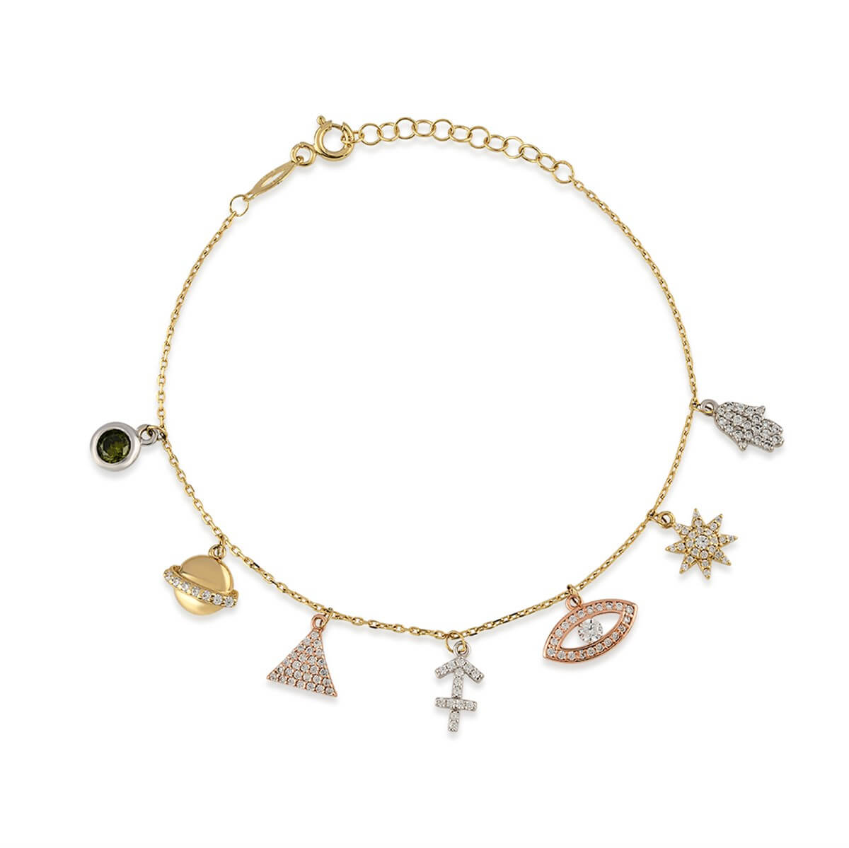 Yay Burcu Gümüş Bileklik