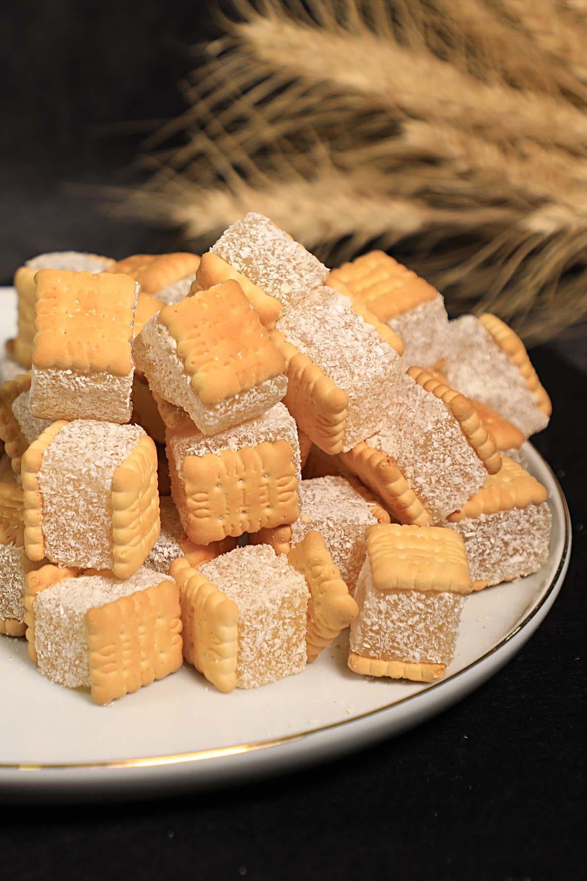 Mini Bisküvili Lokum