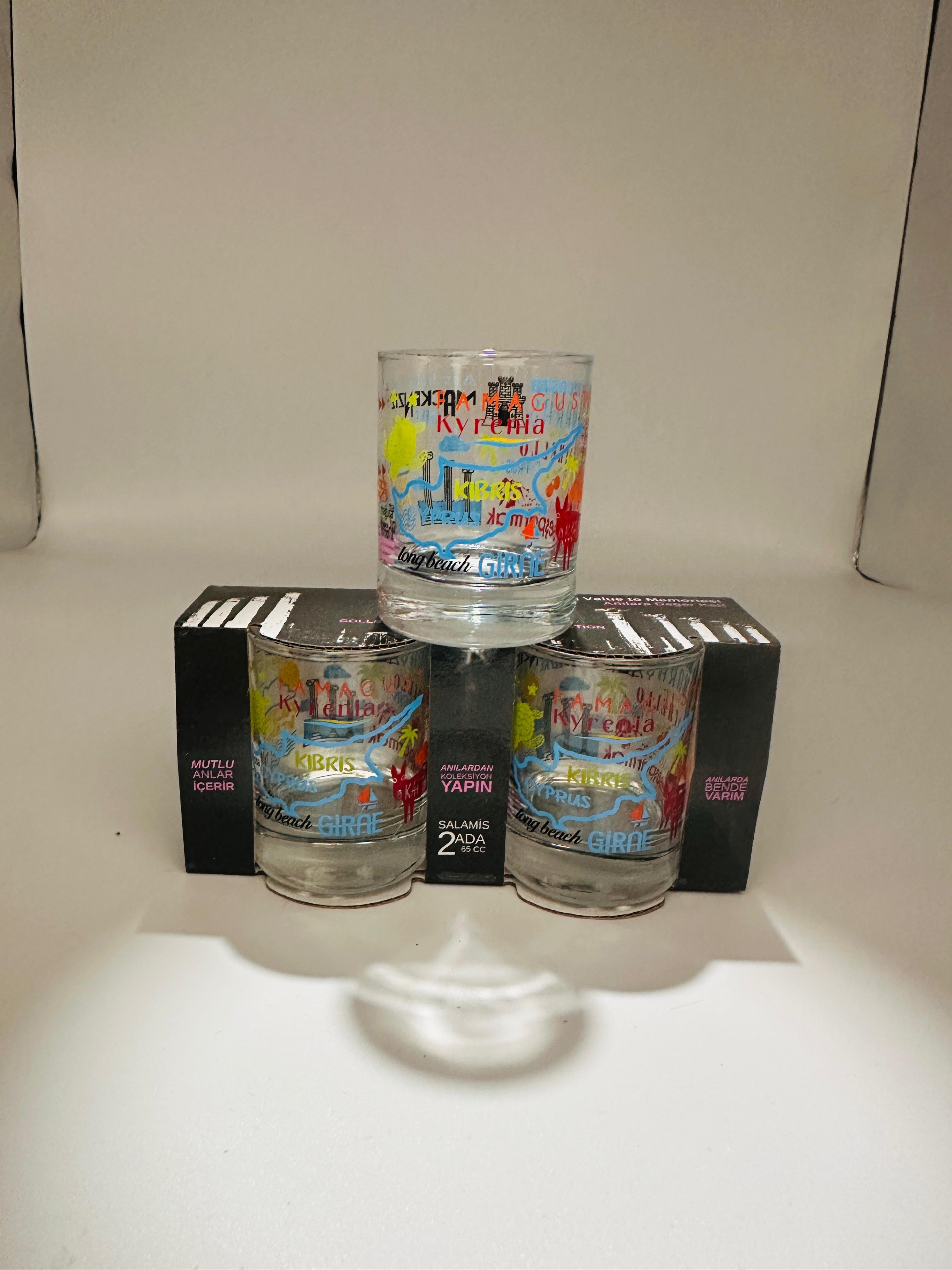 ADA TEMALI LIBERTY BARDAK 65CC 2Lİ