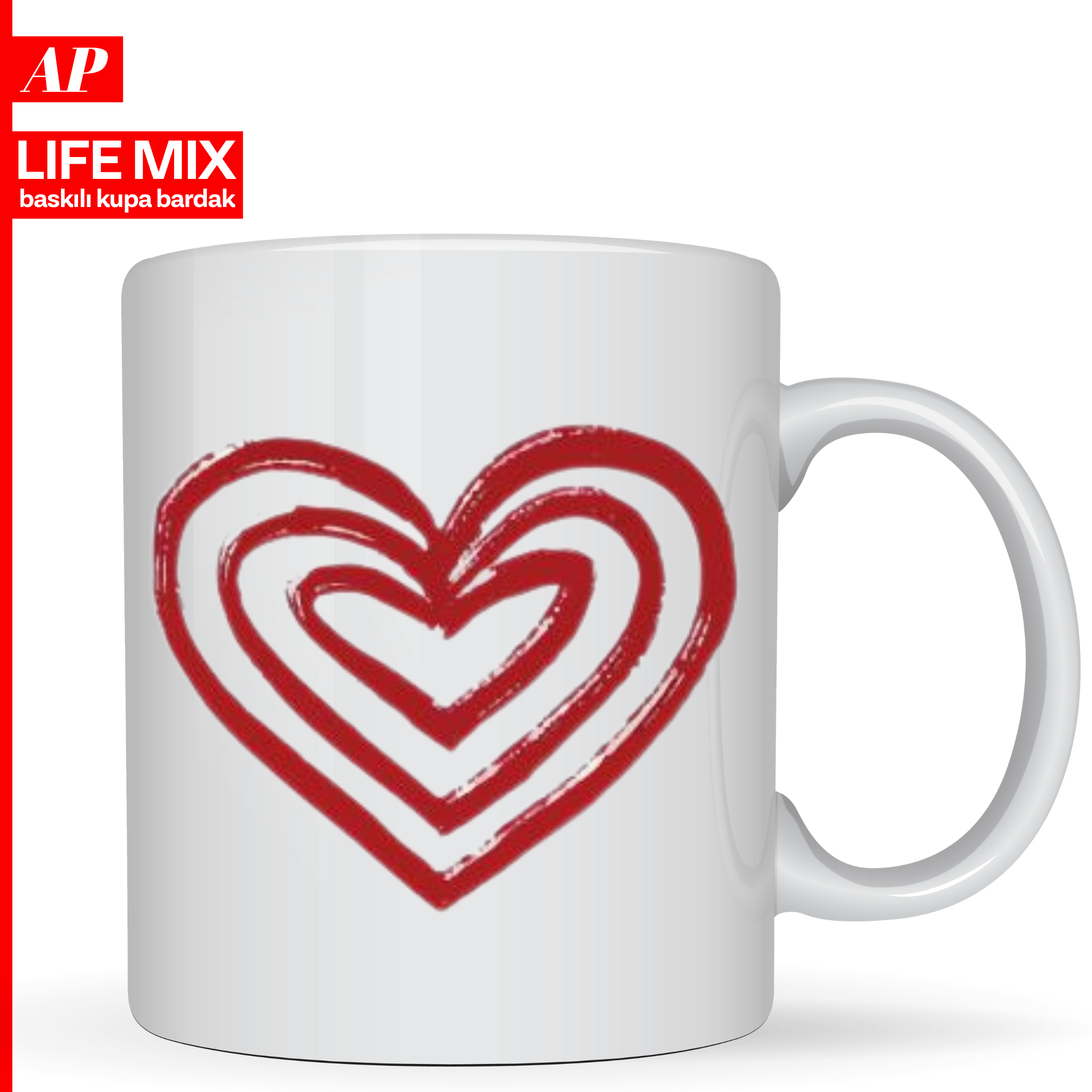 AP LIFE MİX KUPA BARDAK LARGE