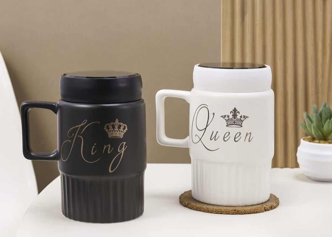 AP TOKYO AYNALI KUPA BARDAK KING-QUEEN DEKORLU