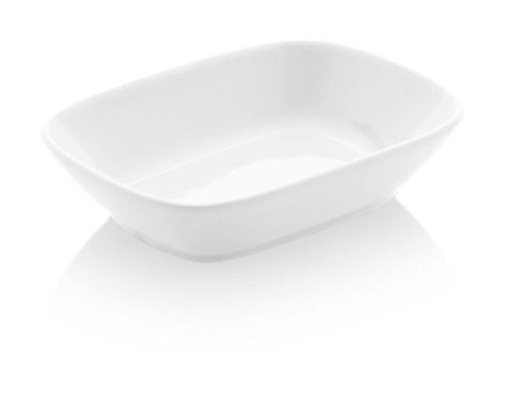 GR EO KARE KAYIK TABAK 14CM (14X10) BEYAZ