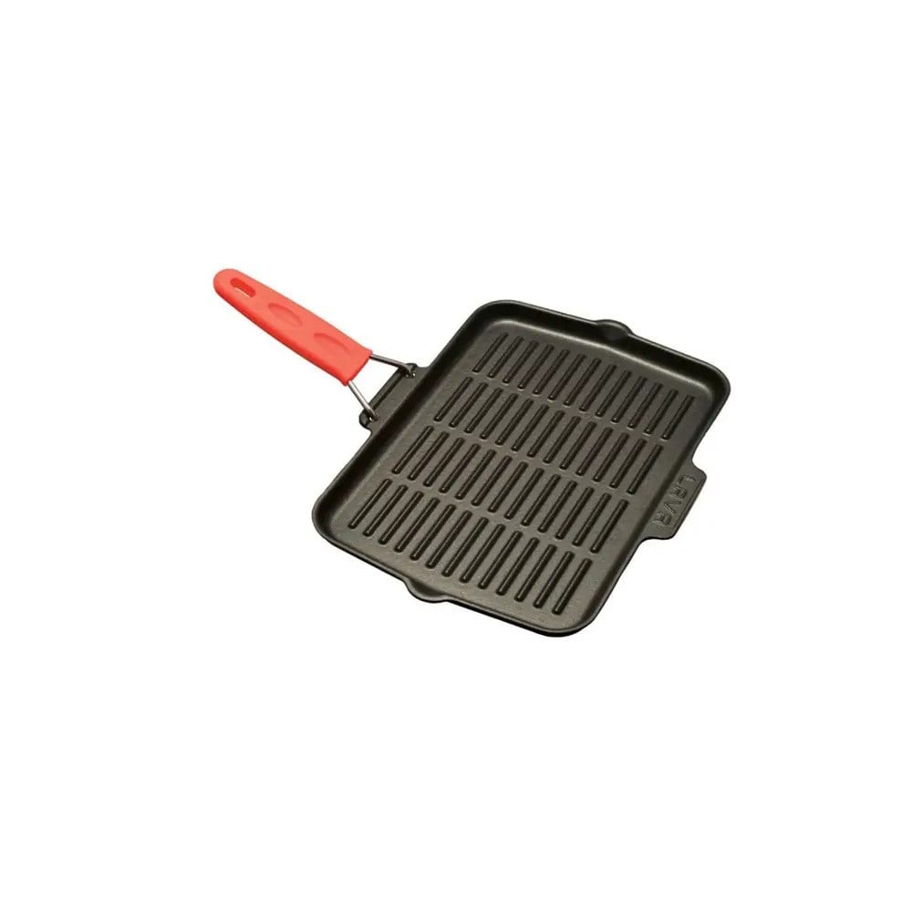 LAVA DİKDÖRTGEN IZG. TAVA 21X30CM+TEL SAP KIRMIZI