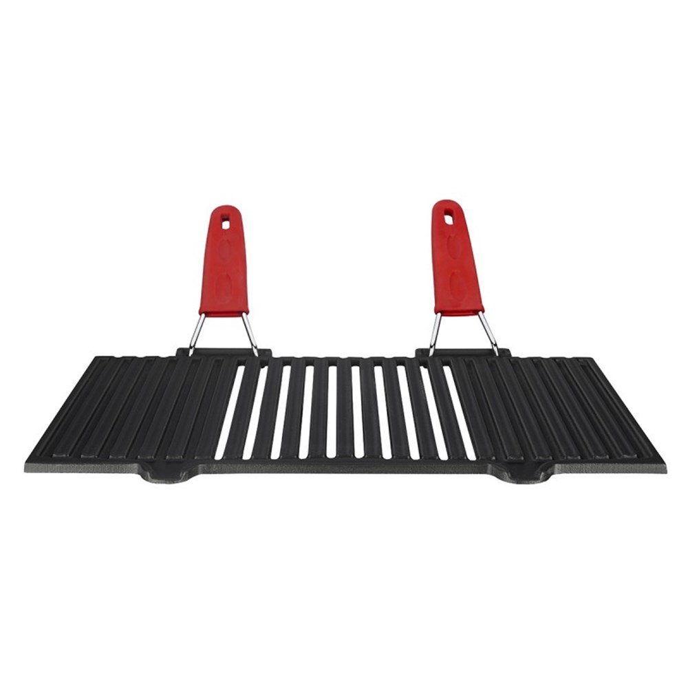 LAVA MANGAL IZGARASI 40X25CM ÇİFT SİLİKON KULPLU