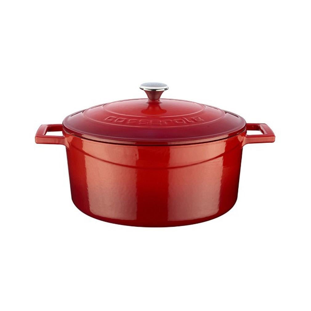 LAVA YUVARLAK TENCERE 24CM KIRMIZI