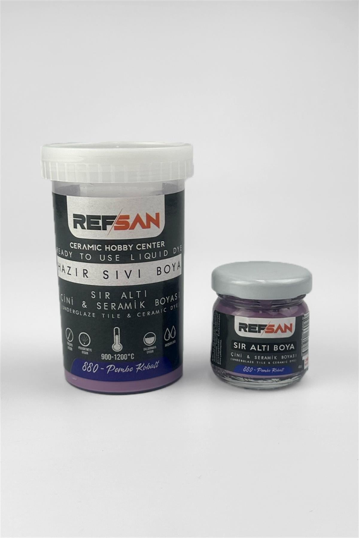 RF HAZIR SERAMİK BOYASI PEMBE KOBALT 200CC